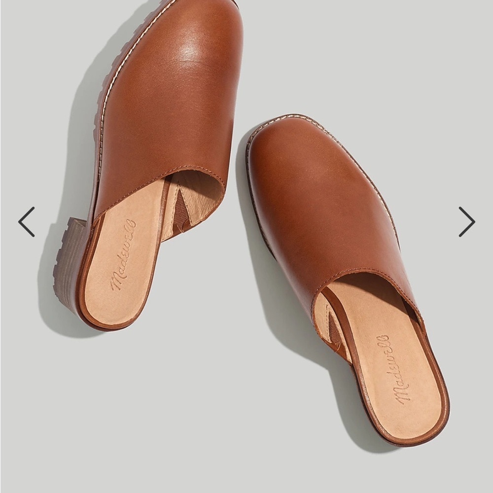 Madewell Lugsole Mules in Leather